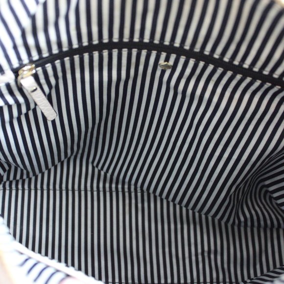 Kate Spade Prospect Place Kaia Crisp Linen Convertible Slouchy Hobo Bag - Picture 10 of 11